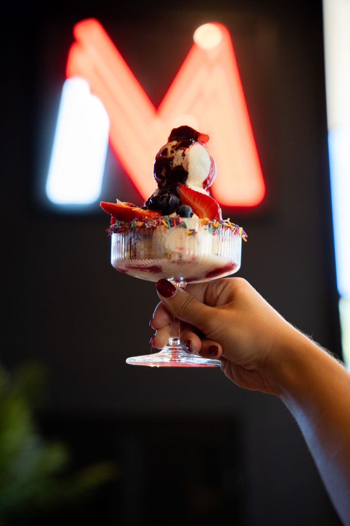 Desert an Martini
