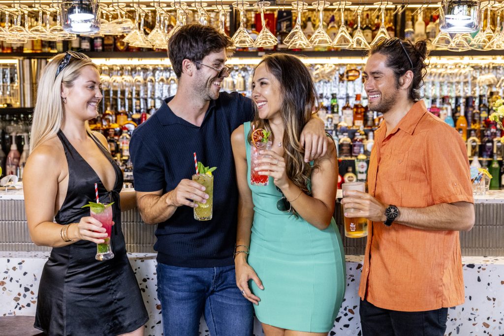 group attending martinin and co brunch