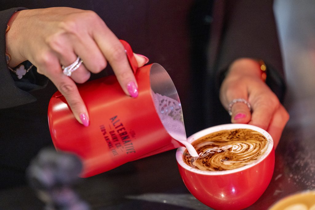 coffee being poured