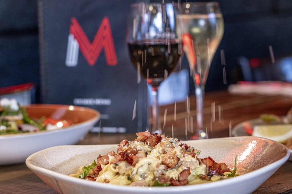 dinner at martini and co