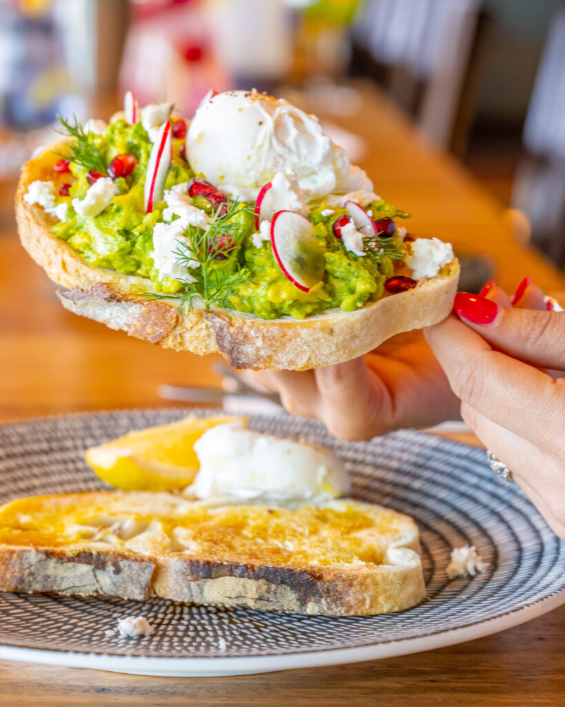 Avo smash on sourdough